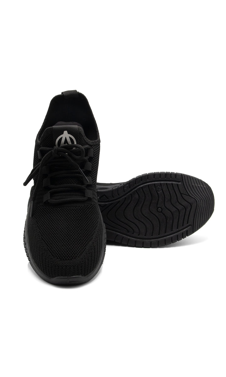 Sneakers  Black Air Cooled Sneakers for Men - FITSY