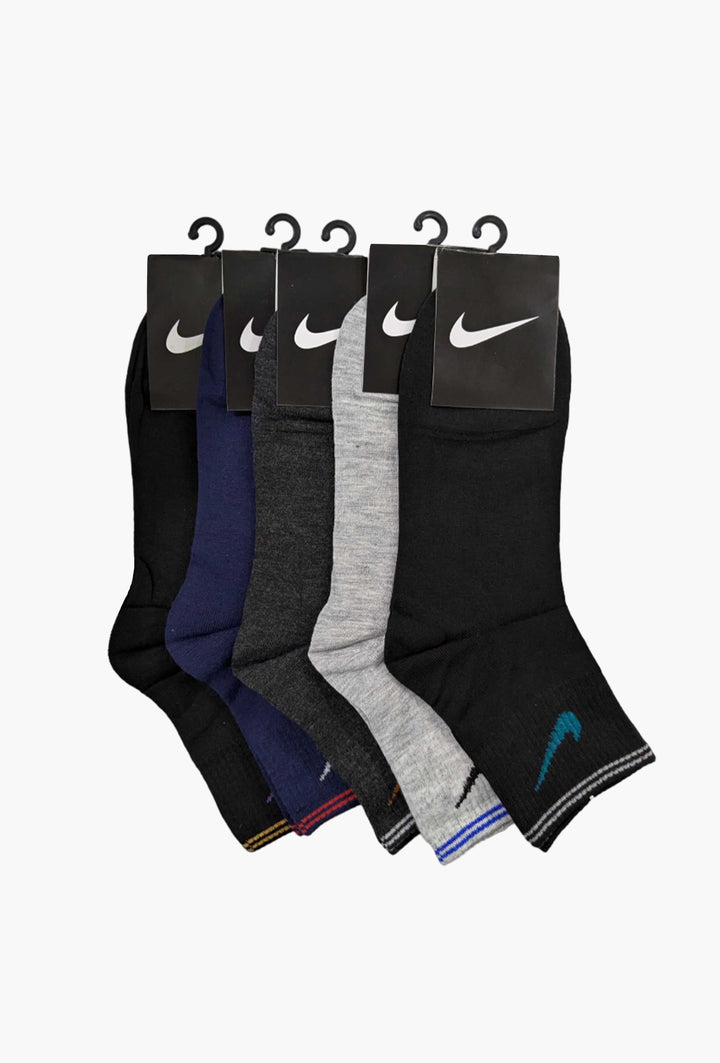 NIK Quarter Socks (Pack of 5) - FITSY