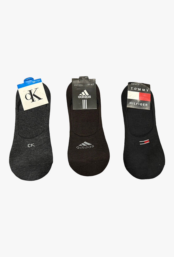 Inside Socks Mix Brand & Colors ( Pack of 3 )