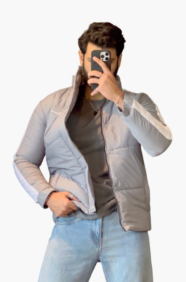 Nik Gray Puffer Jacket - FITSY