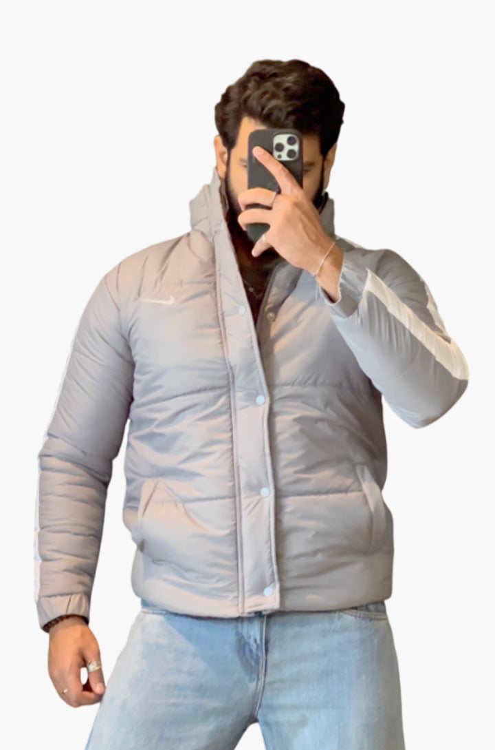 Nik Gray Puffer Jacket - FITSY