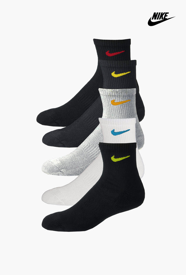 NIK Quarter Socks (Pack of 5) - FITSY