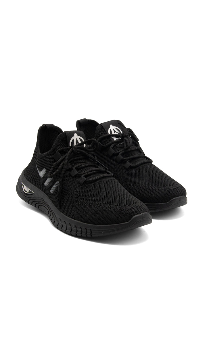 Sneakers  Black Air Cooled Sneakers for Men - FITSY