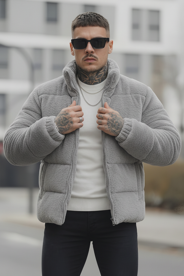 Men's - Sherpa Puffer - Gray