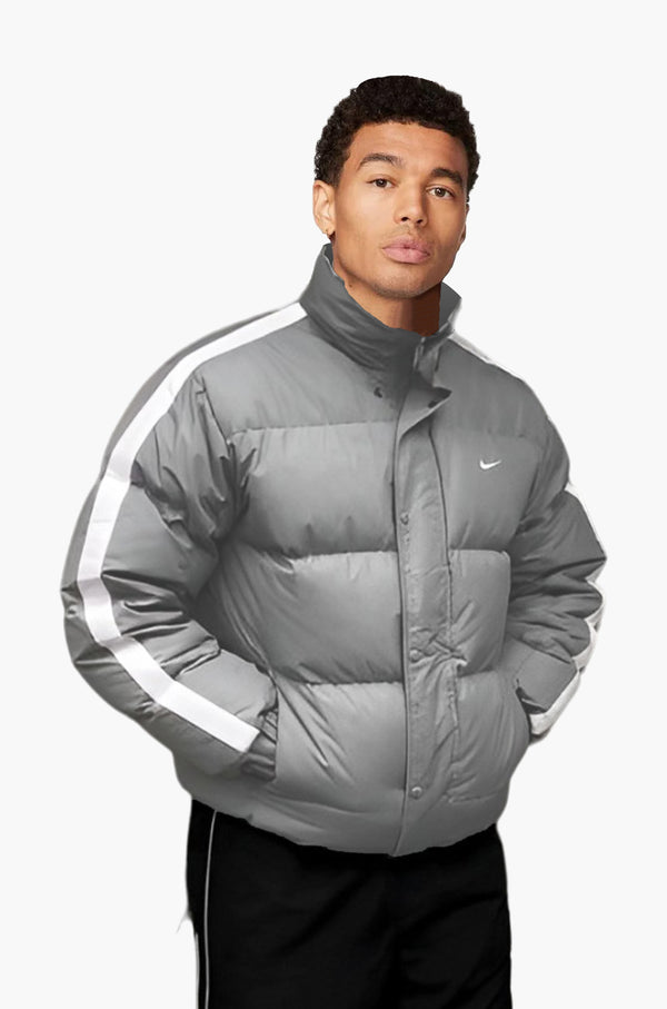 Nik Gray Puffer Jacket - FITSY